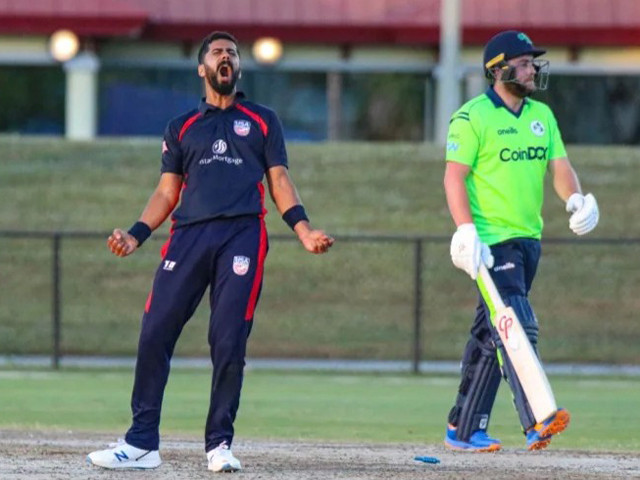 the lauderhill cricket stadium and surrounding areas are inundated with water putting the scheduled friday match between the usa and ireland at risk photo afp file