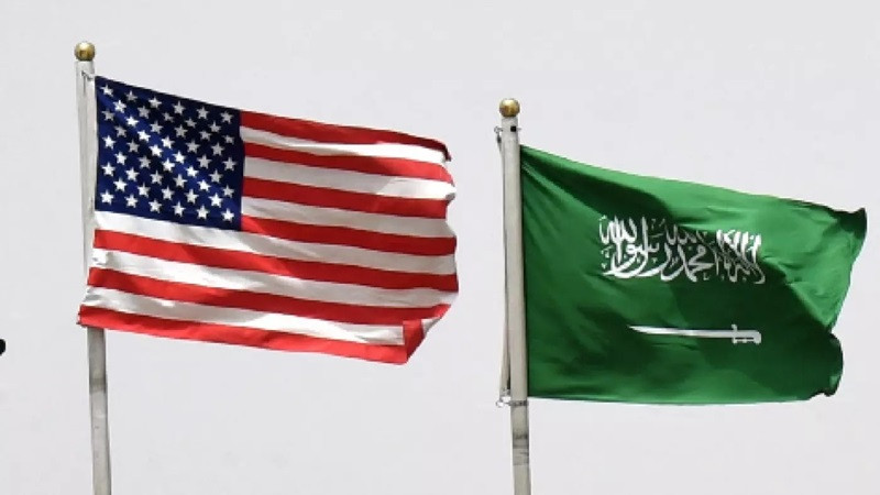 the flags of the usa and saudi arabia photo afp
