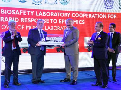 pakistan gets four mobile labs for covid 19 diagnosis pakistan gets four mobile labs for covid 19 diagnosis
