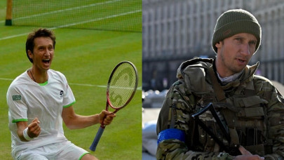federer s ukranian conqueror swaps racquet for kalashnikov federer s ukranian conqueror swaps racquet for kalashnikov