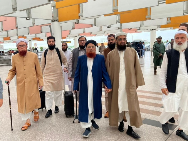 the ulema delegation will hold meetings with ttp representatives and with the afghan taliban govt officials in order to take the peace process forward photo express the ulema delegation will hold meetings with ttp representatives and with the afghan taliban govt officials in order to take the peace process forward photo express