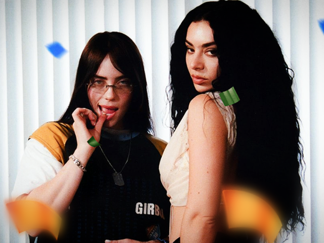 billie eilish brings charli xcx on stage to perform guess remix live for l a concert