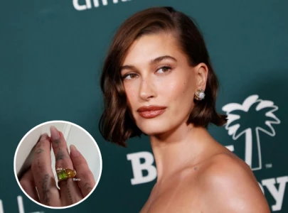 hailey bieber flaunts latest addition to her jewelery collection inspired by son jack blues