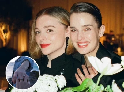 chloe grace moretz sparks engagement buzz with kate harrison