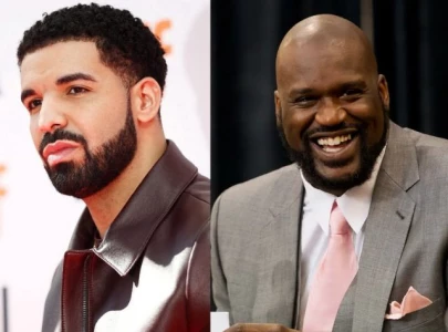 shaq posts image of drake in bikini amid kendrick lamar feud