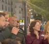 watch hania amir joins street performance on oxford street
