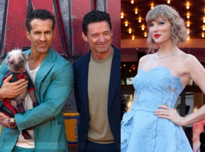 ryan reynolds and hugh jackman spill on having a beer with taylor swift