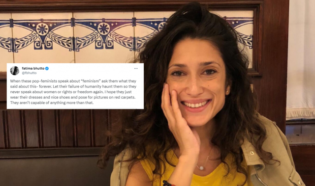 frauds attention seekers fatima bhutto slams pop feminists for silence on palestine