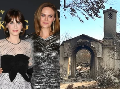 zooey and emily deschanel lose childhood home in los angeles wildfires share emotional tribute