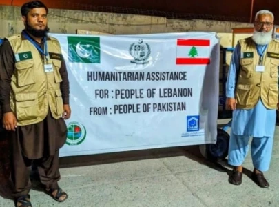 pakistan dispatches first humanitarian aid to lebanon