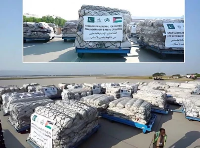 pakistan s 13th consignment of humanitarian aid heads to gaza lebanon