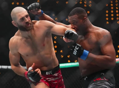 ufc 311 results prochazka knocks out hill in early fight of the year contender