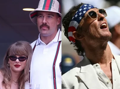 from matthew mcconaughey to taylor swift celebrities shine at the 2024 us open