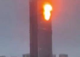 watch ukrainian drones target high rise in russia s kazan