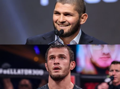 khabib hails usman nurmagomedov as one of the best in the world after bellator win