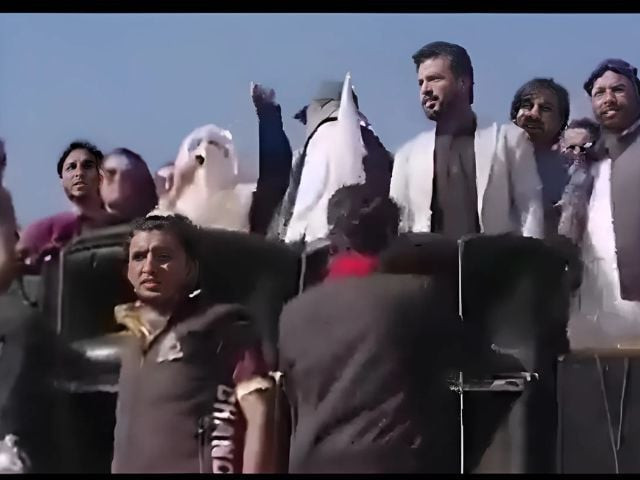 bushra bibi firm on d chowk protest amid police shelling