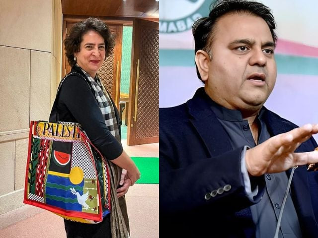 fawad chaudhry praises priyanka gandhi for palestine bag