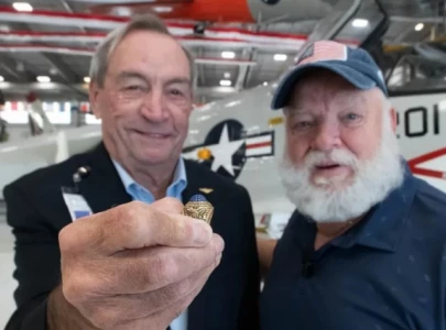 fighter pilot finds lost naval academy ring after 54 years