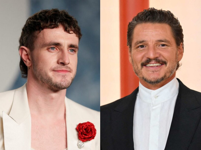 pedro pascal and paul mescal have fans thirsting over gladiator 2 first look pictures