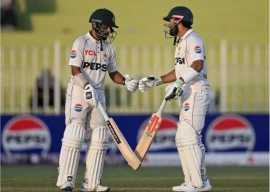 saud rizwan score centuries as pakistan dominate rawalpindi test