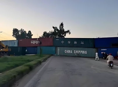 pti rally authorities block key routes in twin cities