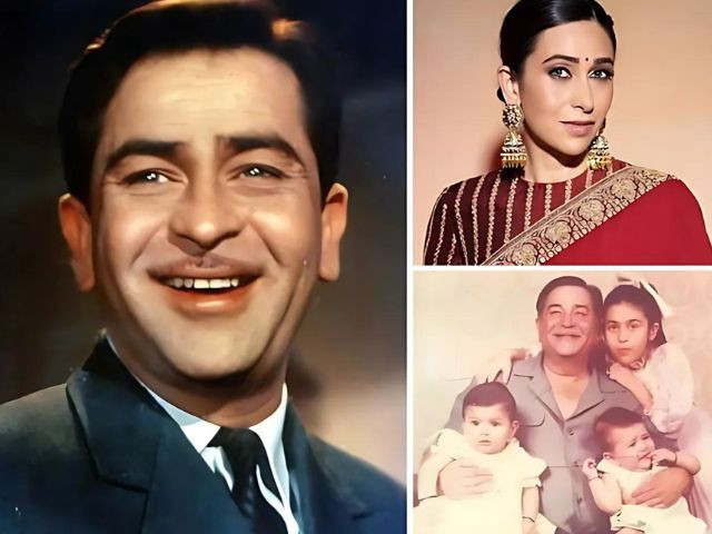 did raj kapoor really visit newborn karisma kapoor only because of her blue eyes