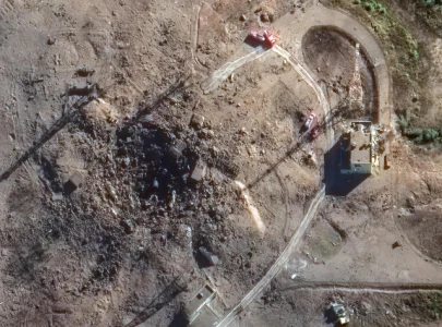 images show massive crater from russia s apparently failed icbm test