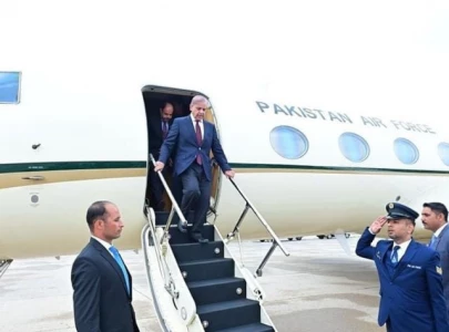pm shehbaz sharif arrives in new york to attend 79th un general assembly session