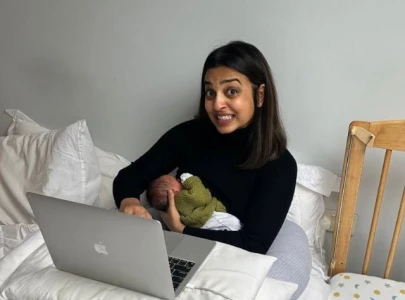 radhika apte s first picture with newborn shows work life balance