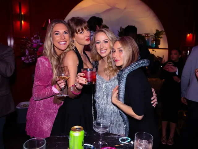 taylor swift s 4k dress steals the spotlight at star studded eras themed birthday party
