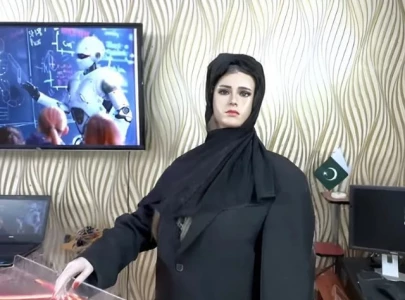 miss aini debuts as karachi s first ai teacher robot