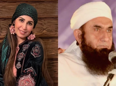 reema visits maulana tariq jamil to offer condolences on son asim s death