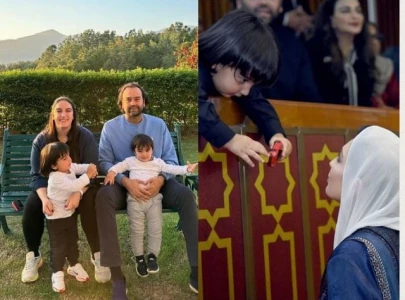 bakhtawar bhutto zardari shares sons birthdays photos on instagram