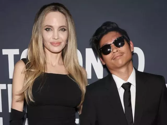 angelina jolie s son pax makes first appearance at tiff since electric bike accident