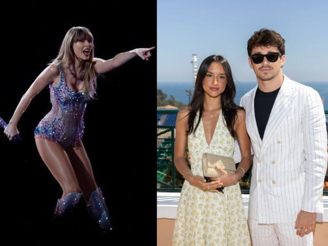 charles leclerc attends taylor swift s eras tour with girlfriend alexandra saint mleux