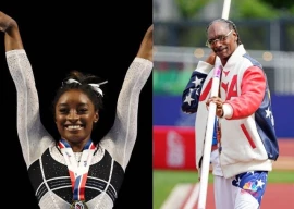 simone biles celebrates her father s 75th birthday at the olympics with a gift from snoop dogg