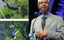 dr zakir naik performs 165 foot bungee jump in jinja uganda