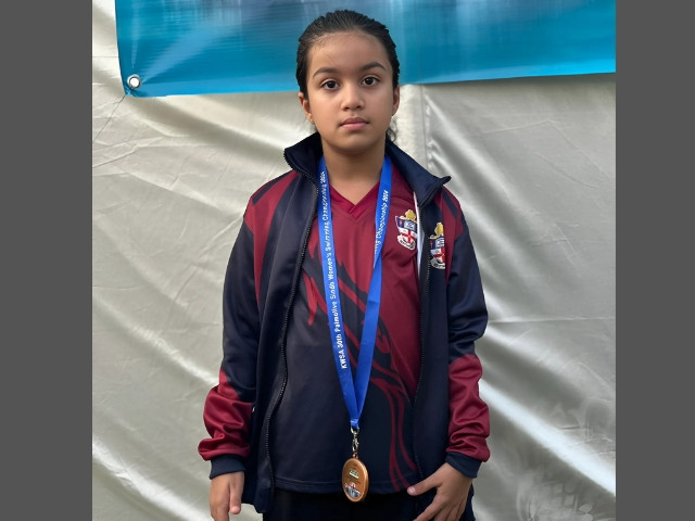 seven year old swimmer shanaya vawda