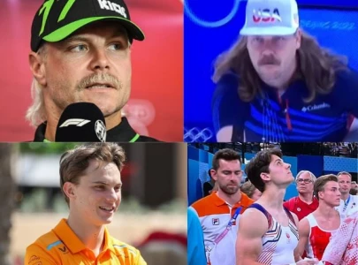 oscar piastri s look alike spotted at paris olympics 2024 alongside valtteri bottas doppelganger