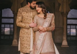 reham khan brides up again for wedding anniversary photoshoot with mirza bilal