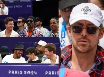 snoop dogg ryan gosling and lewis hamilton among stars at paris olympics