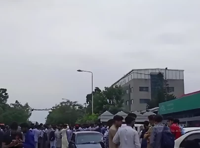 students from twin cities rally against alleged irregularities in intermediate exam results