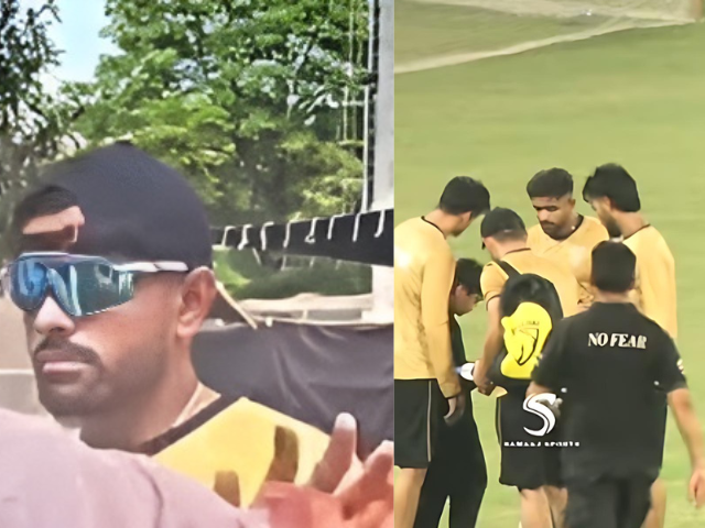 watch babar azam s fan encounters in faisalabad has left social media divided
