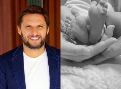 shahid afridi becomes grandfather again