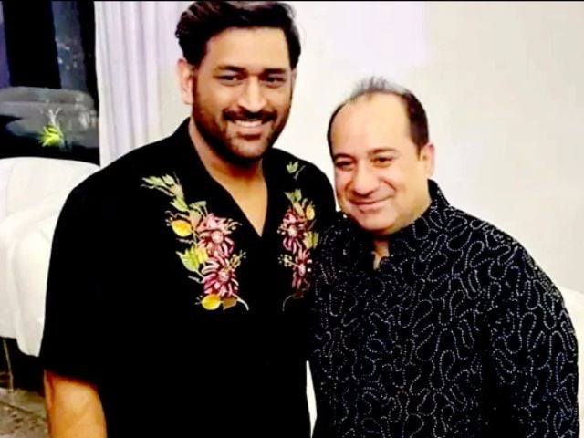 watch rahat fateh ali khan ms dhoni dazzle together at recent event