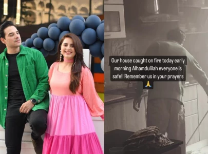 fatima effendi kanwar arsalan s house catches fire celebrity couple grateful they re safe