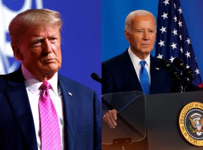 trump blasts crooked biden after 2024 exit time to make america great again