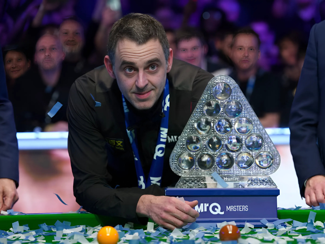 ronnie o sullivan after winning his record eighth masters tournament in 2024