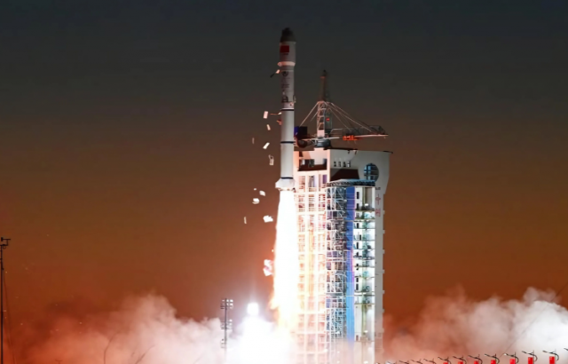 a long march 2c carrier rocket carrying two satellites blasts off from the jiuquan satellite launch center in northwest china nov 25 2024 photo xinhua