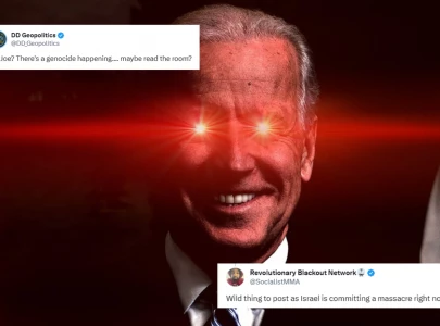 there s a genocide happening read the room palestine supporters call out us president biden s post there s a genocide happening read the room palestine supporters call out us president biden s post